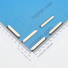 FPC连接器 抽拉式 上接 1.0C-32P-S 32Pin 脚间距 1MM 扁平连接器 软排线插座