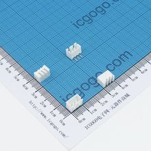 XH白色连接器 弯针座 3PIN XH-3AW 间距2.54MM