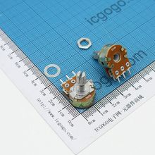电位器 WH148 B20K 双联 柄长15mm 可调电阻 20KR 6脚