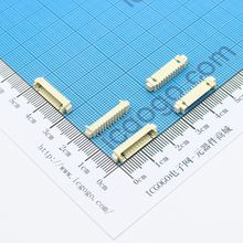 MX连接器 卧贴式 1.25-12PWT 12Pin 脚间距 1.25MM 扁平连接器 软排线插座