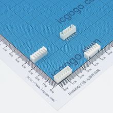 XH白色连接器 弯针座 6PIN XH-6AW 间距2.54MM