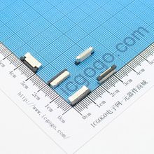 FPC连接器 抽拉 立式 0.5L-15P 15Pin 脚间距 0.5MM 扁平连接器 软排线插座