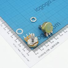 电位器 WH148 B250K 单联 柄长15mm 可调电阻 250KR 3脚