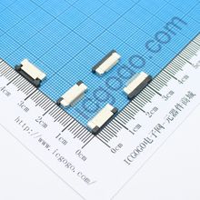 FPC连接器 抽拉式 上接 0.5S-15P-S 15Pin 脚间距 0.5MM 扁平连接器 软排线插座