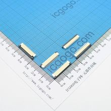 FPC连接器 抽拉式 上接 0.5S-34P-S 34Pin 脚间距 0.5MM 扁平连接器 软排线插座