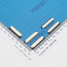 FPC连接器 抽拉式 上接 1.0C-22P-S 22Pin 脚间距 1MM 扁平连接器 软排线插座