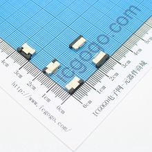 FPC连接器 抽拉式 上接 0.5S-7P-S 7Pin 脚间距 0.5MM 扁平连接器 软排线插座