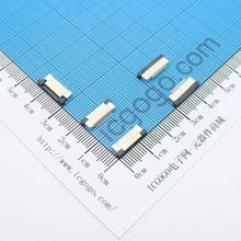 FPC连接器 抽拉式 上接 0.5S-17P-S 17Pin 脚间距 0.5MM 扁平连接器 软排线插座