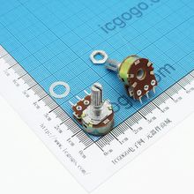 电位器 WH148 B2K 双联 柄长20mm 可调电阻 2KR 6脚