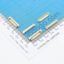 MX连接器 立贴式 1.25-14PLT 14Pin 脚间距 1.25MM 扁平连接器 软排线插座