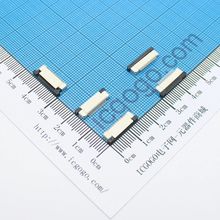 FPC连接器 抽拉式 上接 0.5S-20P-S 20Pin 脚间距 0.5MM 扁平连接器 软排线插座