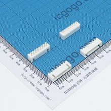 XH白色连接器 直针座 8PIN XH-8A 间距2.54MM