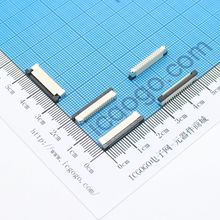 FPC连接器 抽拉 立式 0.5L-30P 30Pin 脚间距 0.5MM 扁平连接器 软排线插座