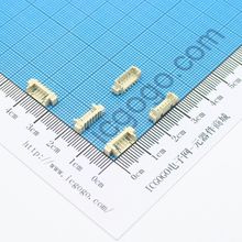 MX连接器 立贴式 MX-1.25-6PLT 6Pin 脚间距 1.25MM 扁平连接器 软排线插座