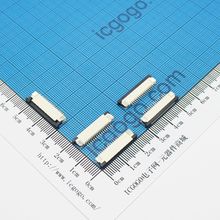 FPC连接器 抽拉式 上接 1.0C-16P-S 16Pin 脚间距 1MM 扁平连接器 软排线插座
