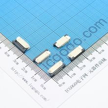 FPC连接器 抽拉式 下接 1.0C-7P-X 7Pin 脚间距 1MM 扁平连接器 软排线插座