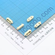 MX连接器 卧贴式 1.25-6PWT 6Pin 脚间距 1.25MM 扁平连接器 软排线插座