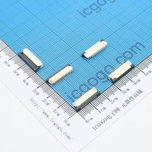 FPC连接器 抽拉式 下接 1.0C-12P-X 12Pin 脚间距 1MM 扁平连接器 软排线插座