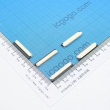 FPC连接器 抽拉式 下接 1.0C-24P-X 24Pin 脚间距 1MM 扁平连接器 软排线插座