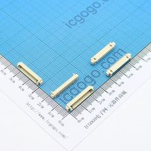 MX连接器 卧贴式 1.25-16PWT 16Pin 脚间距 1.25MM 扁平连接器 软排线插座