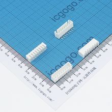 XH白色连接器 弯针座 8PIN XH-8AW 间距2.54MM
