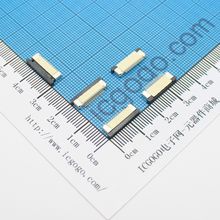 FPC连接器 抽拉式 下接 0.5S-19P-X 19Pin 脚间距 0.5MM 扁平连接器 软排线插座
