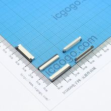 FPC连接器 抽拉 立式 0.5L-36P 36Pin 脚间距 0.5MM 扁平连接器 软排线插座