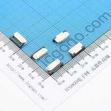 FPC连接器 抽拉式 下接 1.0C-5P-X 5Pin 脚间距 1MM 扁平连接器 软排线插座