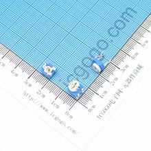 蓝白可调电阻 RM065-203 20KR 兰白电位器 卧式顶调 WH06-2 单圈
