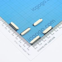 FPC连接器 抽拉式 下接 1.0C-14P-X 14Pin 脚间距 1MM 扁平连接器 软排线插座