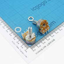 电位器 WH148 B100K 双联 柄长20mm 可调电阻 100KR 6脚
