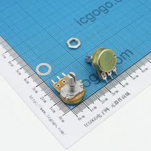 电位器 WH148 B100K 单联 柄长15mm 可调电阻 100KR 3脚