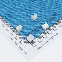 XH白色连接器 弯针座 2PIN XH-2AW 间距2.54MM