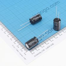 红宝石 直插铝电解电容 400V 22UF φ 12.5X20mm RUBYCON 400BXA22M-12.5X20 BXA 长寿命 ±20%