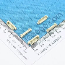 MX连接器 立贴式 1.25-10PLT 10Pin 脚间距 1.25MM 扁平连接器 软排线插座