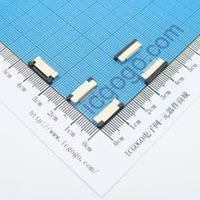 FPC连接器 抽拉式 上接 0.5S-18P-S 18Pin 脚间距 0.5MM 扁平连接器 软排线插座