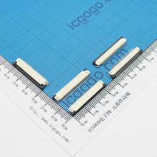 FPC连接器 抽拉式 上接 1.0C-26P-S 26Pin 脚间距 1MM 扁平连接器 软排线插座