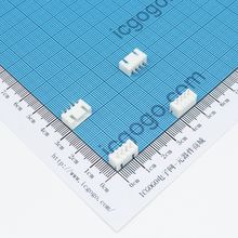 XH白色连接器 直针座 4PIN XH-4A 间距2.54MM