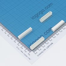 XH白色连接器 弯针座 12PIN XH-12AW 间距2.54MM