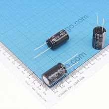 红宝石 直插铝电解电容 35V 2200UF φ 16X25mm RUBYCON 35YXJ2200M-16X25 YXJ 小型化 长寿命 低阻抗 ±20%