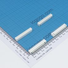 XH白色连接器 直针座 15PIN XH-15A 间距2.54MM
