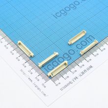 MX连接器 立贴式 1.25-15PLT 15Pin 脚间距 1.25MM 扁平连接器 软排线插座