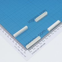 XH白色连接器 弯针座 15PIN XH-15AW 间距2.54MM