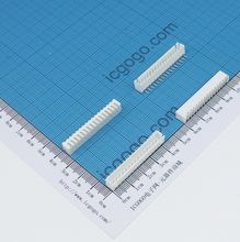 XH白色连接器 弯针座 16PIN XH-16AW 间距2.54MM
