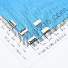 FPC连接器 翻盖式 1.0F-5P 5Pin 脚间距 1MM 扁平连接器 软排线插座