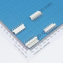 VH白色连接器 高弯针座 7PIN VH-7AW 间距3.96MM