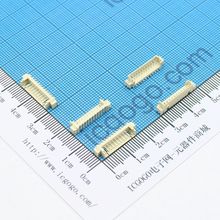 MX连接器 立贴式 1.25-11PLT 11Pin 脚间距 1.25MM 扁平连接器 软排线插座