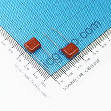 金属化聚丙烯薄膜电容器 CBB电容 CBB21 450V104J 100NF 0.1UF 脚距P=10MM ±5%