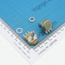 电位器 WH148 B50K 单联 柄长15mm 可调电阻 50KR 3脚