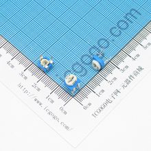 蓝白可调电阻 RM065-202 2KR 兰白电位器 卧式顶调 WH06-2 单圈